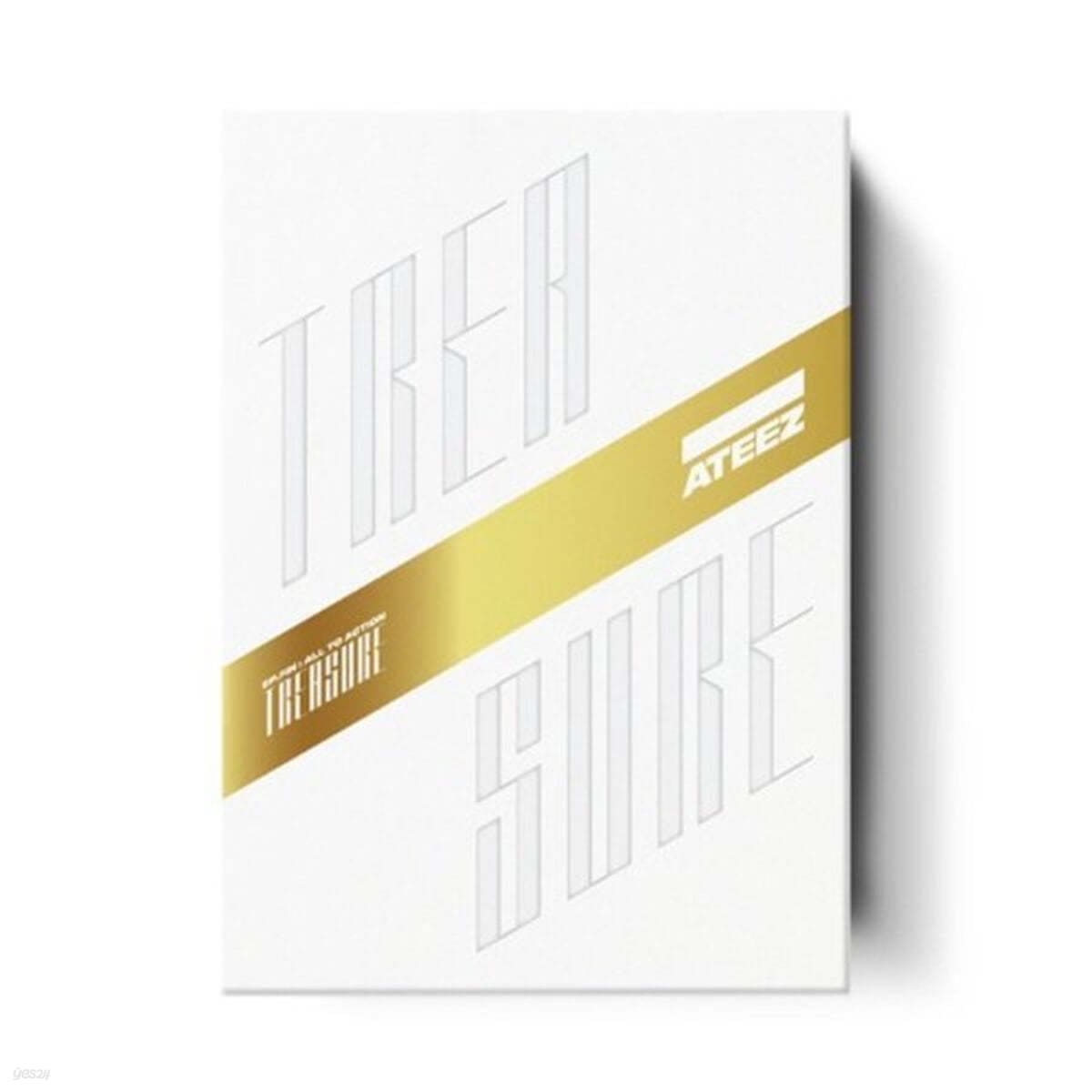 ATEEZ 1st Full Album TREASURE EP.FIN : All To Action Photobook version (Z Version) With Disc, Sticker, Postcards, Photocards, Poster, Polaroid