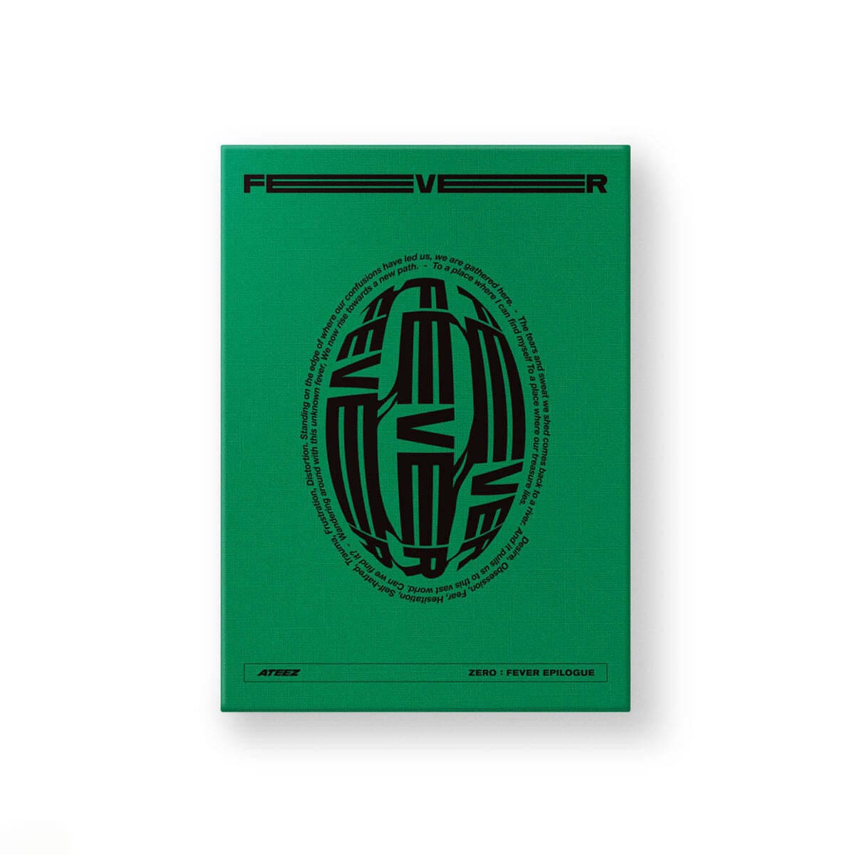 ATEEZ 1st Repackage EP Album ZERO : FEVER EPILOGUE (DIARY version) with Photo booklet, Sticker, Photocards, Poster, Polaroid.