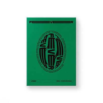 ATEEZ 1st Repackage EP Album ZERO : FEVER EPILOGUE (DIARY version) with Photo booklet, Sticker, Photocards, Poster, Polaroid.