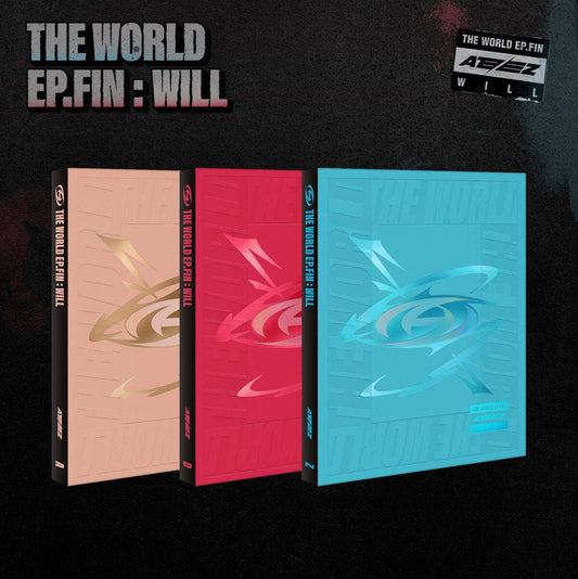 ATEEZ 2nd Full Album THE WORLD EP.FIN : WILL with Photobook, Sticker, Postcard, Photocards.
