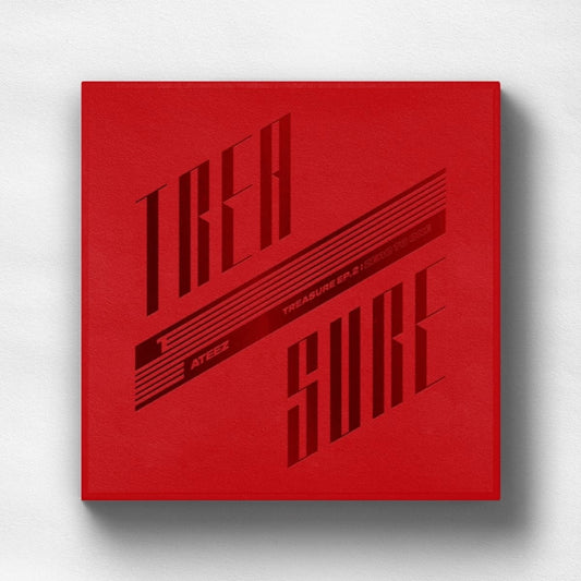 ATEEZ 2nd Mini Album TREASURE EP.2 : Zero To One with Special photo booklet, Sticker, Folding poster, Post calendar cards, Photocards, Polaroid.