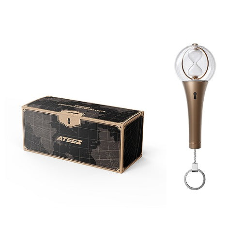 ATEEZ Official Light Stick version 2 (ver.2) Lightiny Keyring Compass with Out box User manual.
