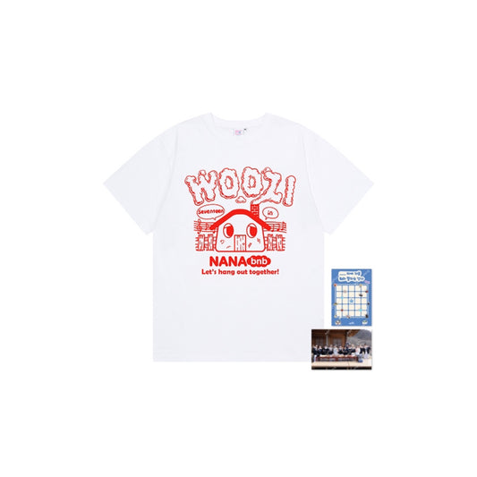 SEVENTEEN - NANA BNB WITH SEVENTEEN OFFICIAL MERCH T-SHIRT WOOZI