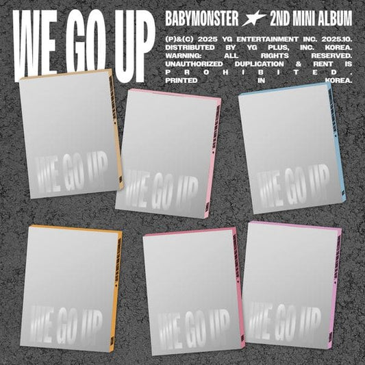 BABYMONSTER 2nd Mini Album 'WE GO UP' PATTERN VER. (RUKA / PHARITA / ASA / AHYEON / RORA / CHIQUITA VER.)