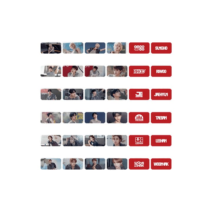 BOYNEXTDOOR - THE ACTION OFFICIAL MERCH BOYNEXTDOOR STICKER PACK