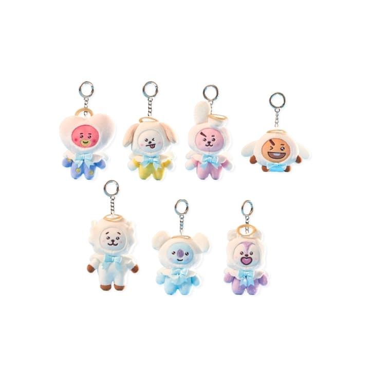 BT21 - ANGEL & VILLAIN ANGEL PLUSH KEYRING