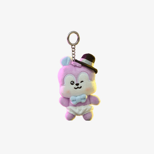 BT21 - MANG BABY BORN TO DANCE SMALL DOLL KEYCHAIN (FEDORA)
