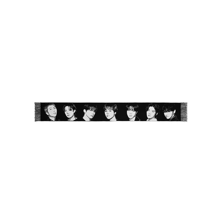 BTS - WORLD TOUR ARIRANG OFFICIAL MERCH GLOBAL EXCLUSIVE PHOTO SLOGAN MUFFLER