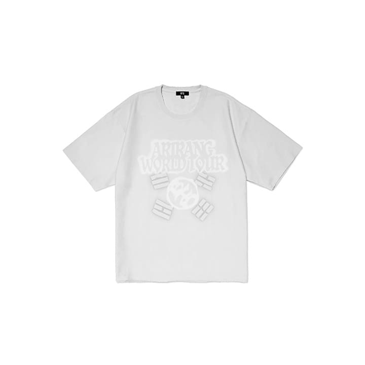 BTS - WORLD TOUR ARIRANG OFFICIAL MERCH S/S TOUR T-SHIRT (GRAY)