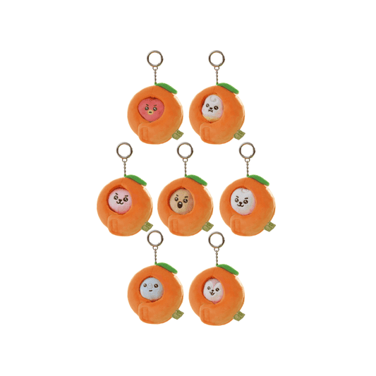 BT21 - BABY ORANGE PARTY PLUSH KEYRING