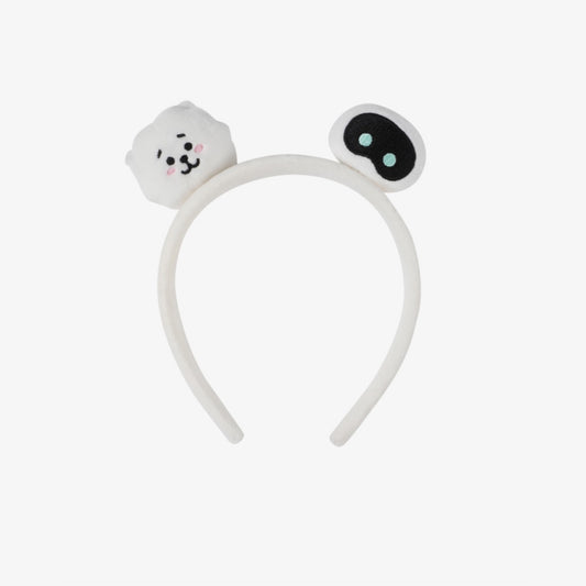 BTS JIN - WOOTTEO X RJ HEAD BAND (WHITE)