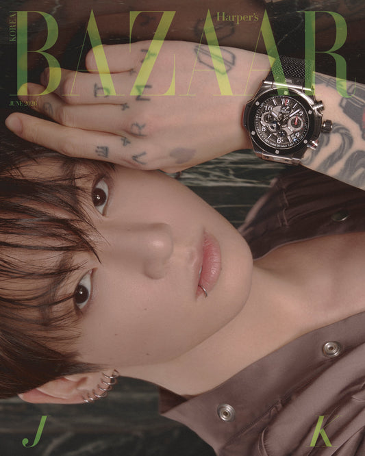 BTS JUNGKOOK - HAPER'S BAZAAR KOREA MAGAZINE 2026 JUNE ISSUE F TYPE (BTS JUNGKOOK COVER)