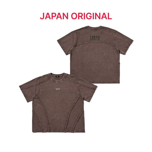 BTS - WORLD TOUR ARIRANG OFFICIAL MERCH JAPAN ORIGINAL S/S T-SHIRT TOKYO (BROWN)