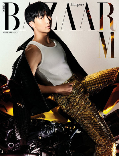 BTS RM Harper's BAZAAR Korea Magazine 2025 September Issue Set (A Cover)