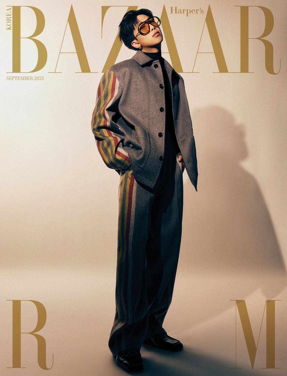 BTS RM Harper's BAZAAR Korea Magazine 2025 September Issue Set (C Cover)