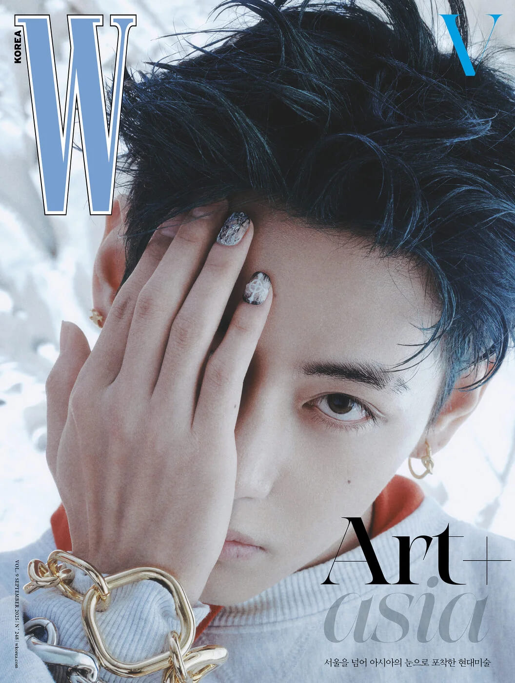 BTS V W Korea Magazine 2025 September Issue Set (F Cover)