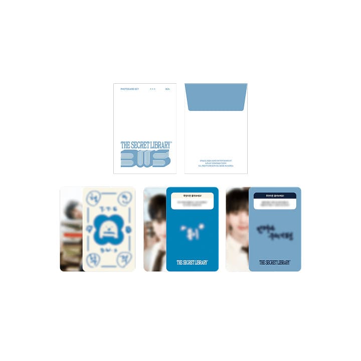 BYEON WOO SEOK - THE SECRET LIBRARY OFFICIAL MERCH PHOTOCARD SET