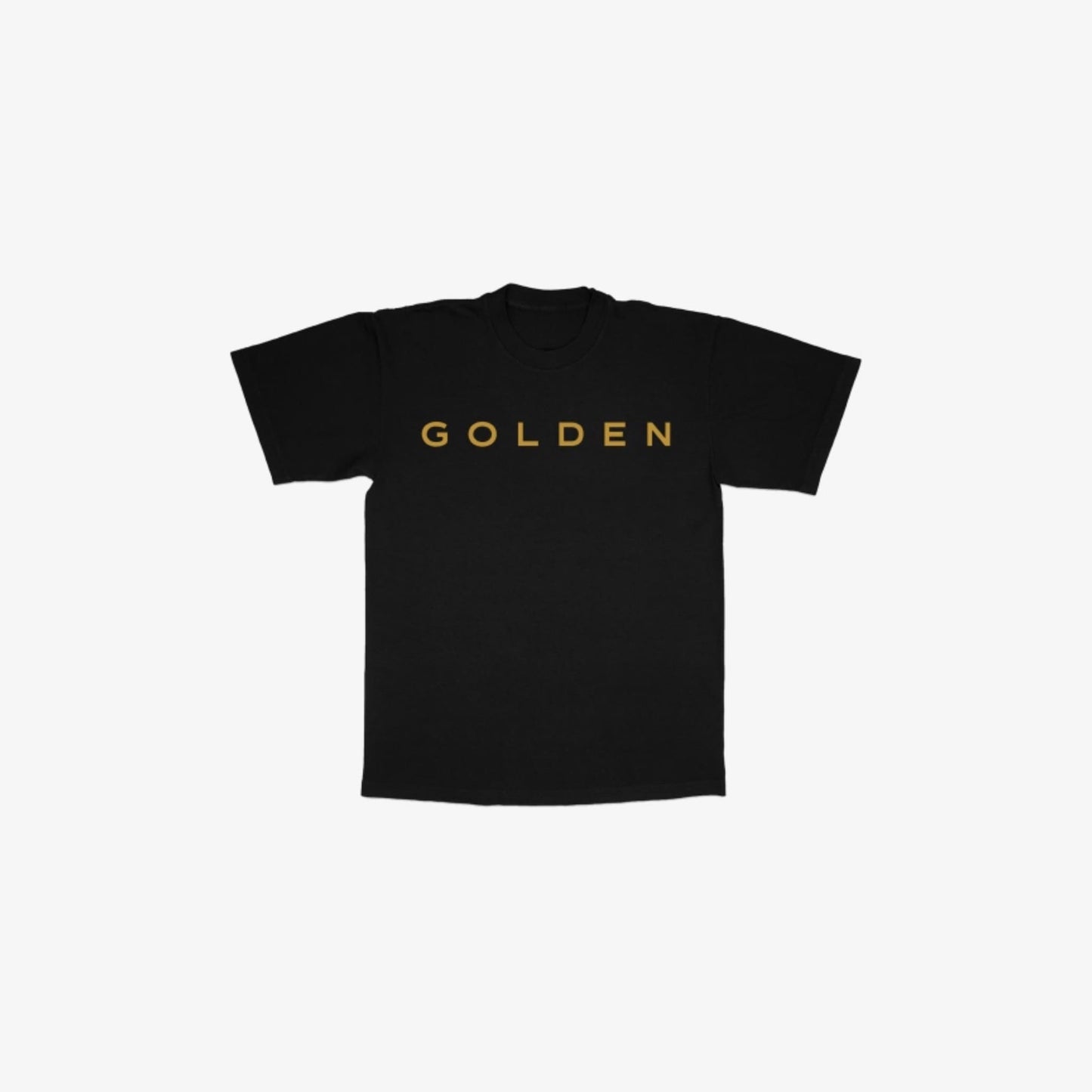 BTS JUNGKOOK - GOLDEN OFFICIAL MERCH CREW NECK T-SHIRT (TSX LIVE EDITION)