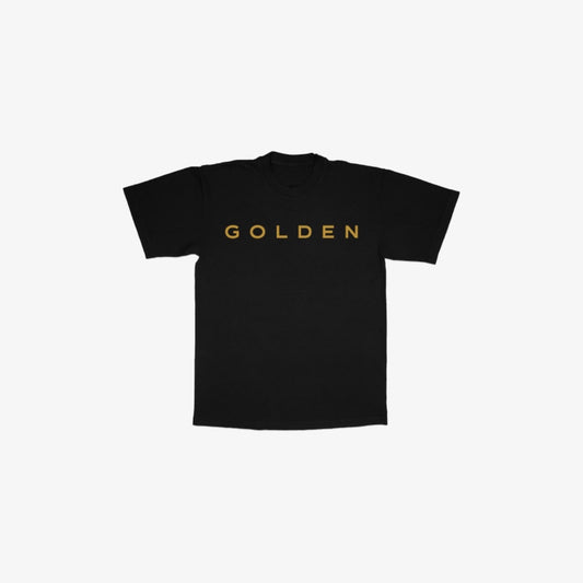 BTS JUNGKOOK - GOLDEN OFFICIAL MERCH CREW NECK T-SHIRT (TSX LIVE EDITION)