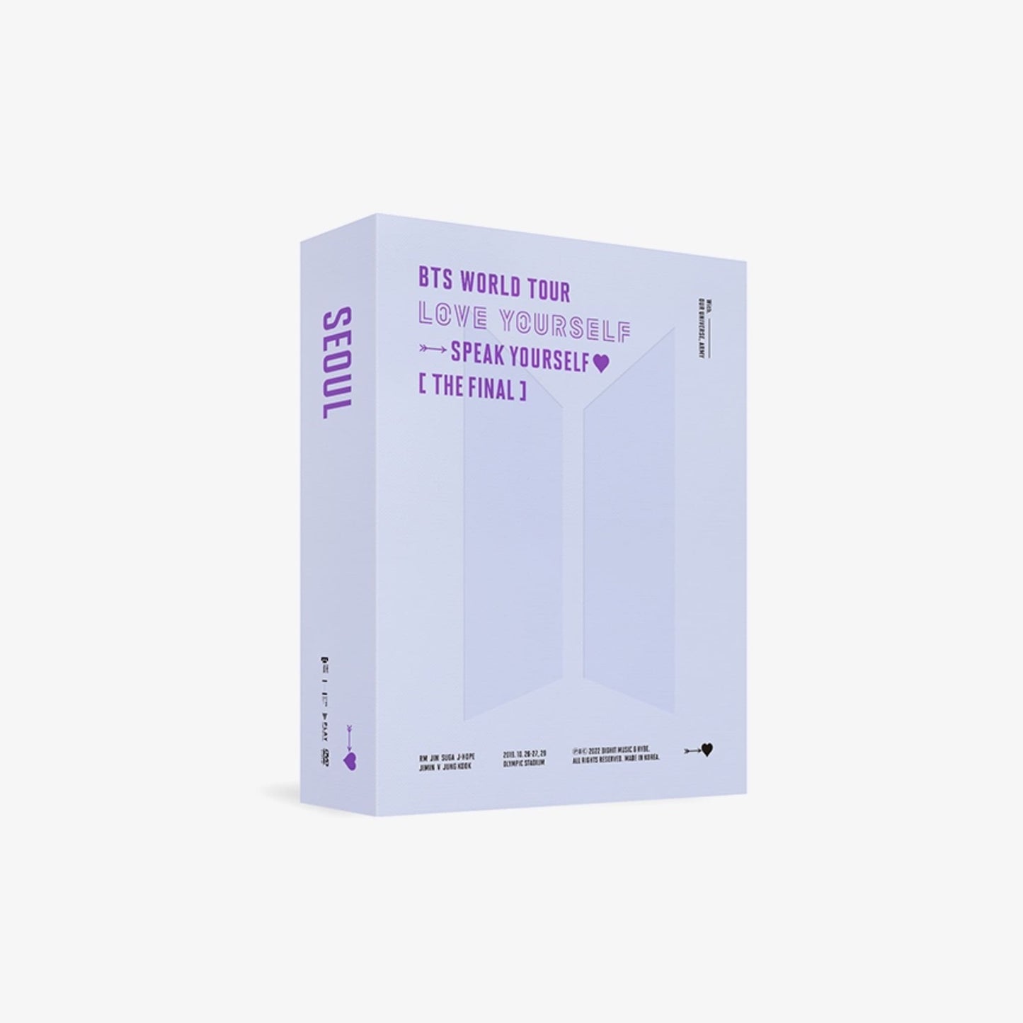 BTS - WORLD TOUR LOVE YOURSELF : SPEAK YOURSELF THE FINAL DVD