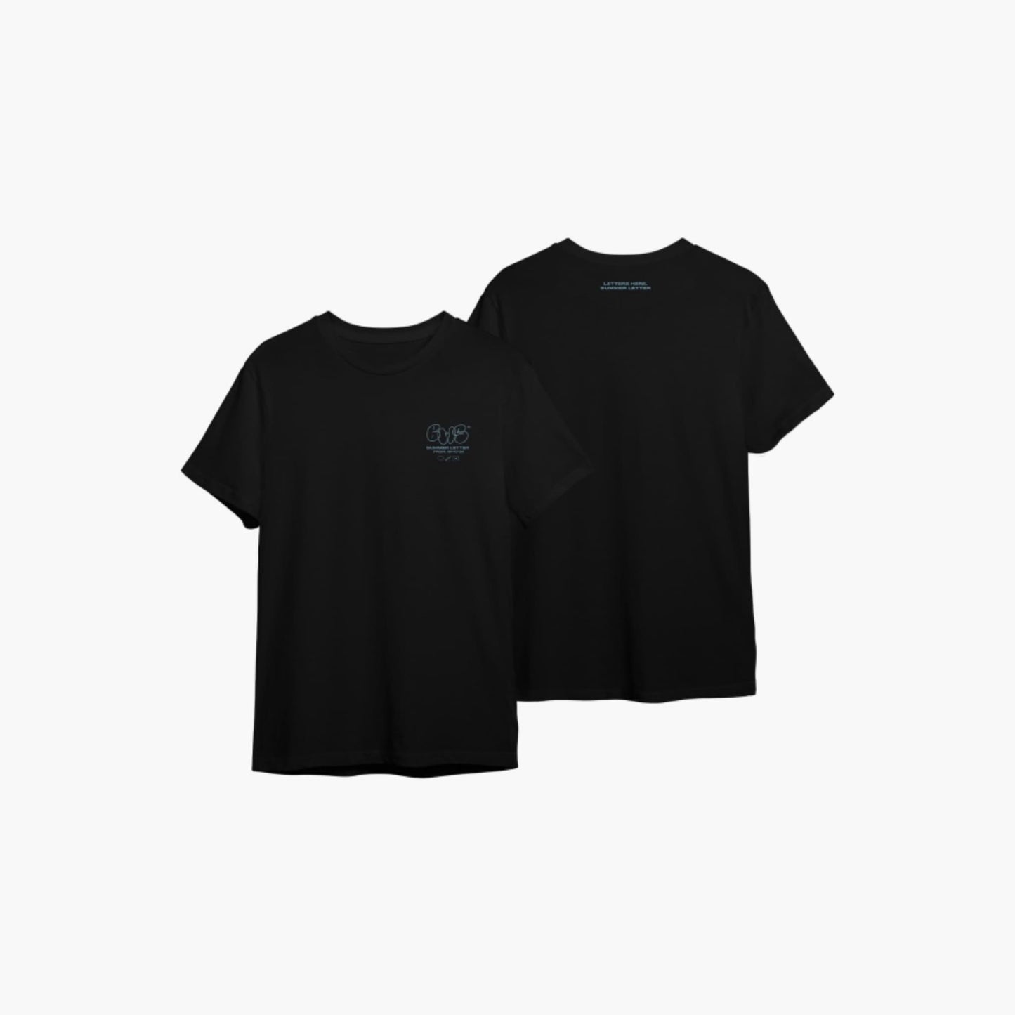 BYEON WOO SEOK - SUMMER LETTER OFFICIAL MERCH T-SHIRT BLACK