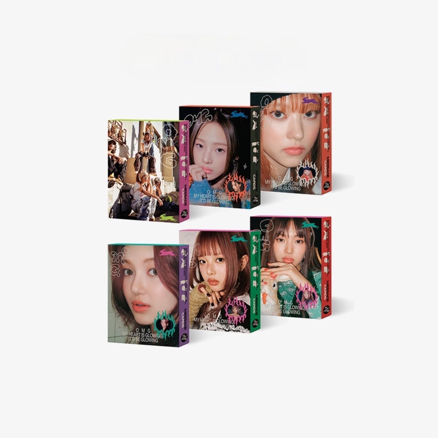 NEWJEANS - 1ST SINGLE ALBUM OMG MESSAGE CARD VER.