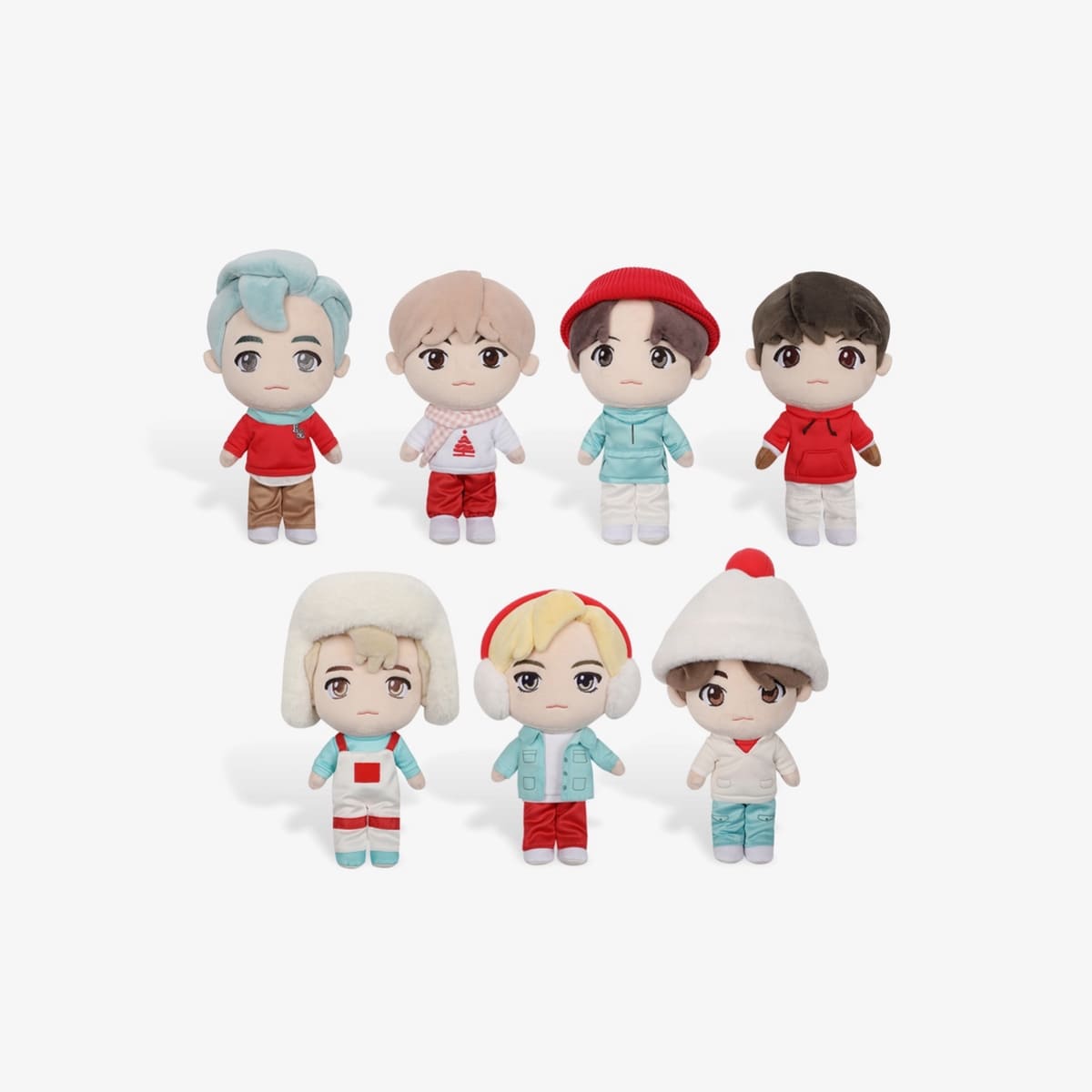 BTS - TINYTAN PLAYING WITH SNOW HOLIDAY PLUSH DOLL