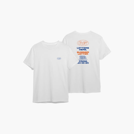 BYEON WOO SEOK - SUMMER LETTER OFFICIAL MERCH T-SHIRT WHITE