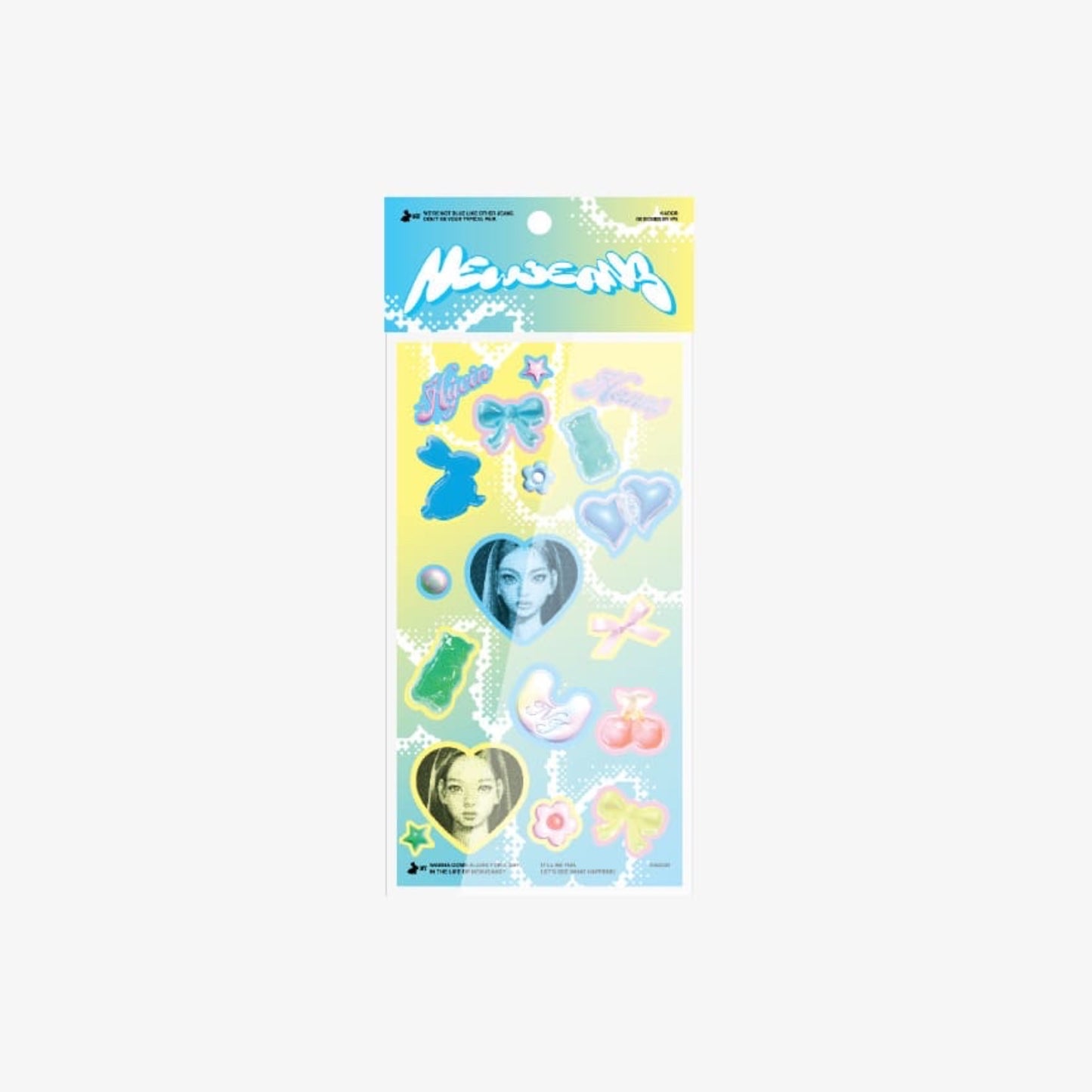 NEWJEANS - NJ GET UP OFFICIAL MERCH DECORATIVE STICKERS