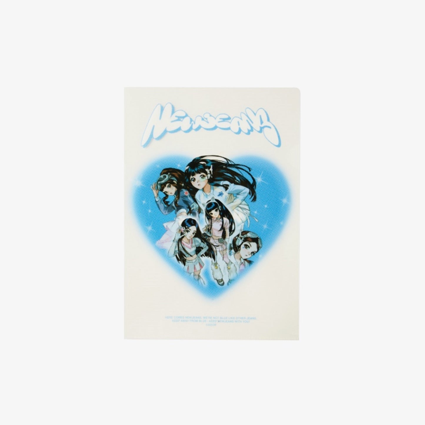 NEWJEANS - NJ GET UP OFFICIAL MERCH PLASTIC FILE FOLDER VER.1