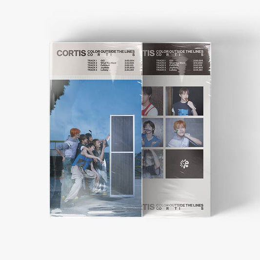 CORTIS 1st EP [COLOR OUTSIDE THE LINES] Weverse Albums ver. (Weverse Albums A ver. / Weverse Albums B ver. ) with OPP, Photobook, Photo print, Photocard, QR Card.