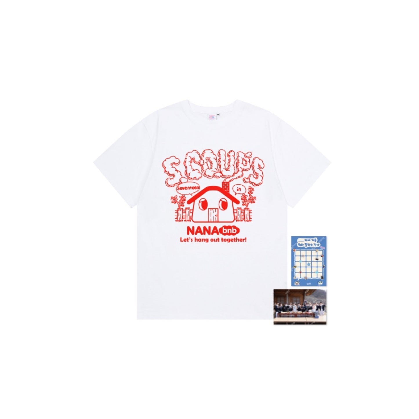 SEVENTEEN - NANA BNB WITH SEVENTEEN OFFICIAL MERCH T-SHIRT S.COUPS