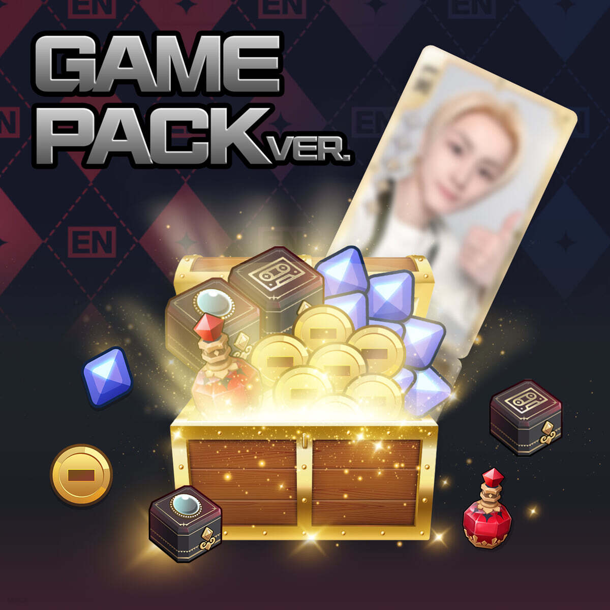 ENHYPEN - ENHYPEN WORLD COUPON CARD COLLECTION FORENSICS UNIT GAMEPACK VER.