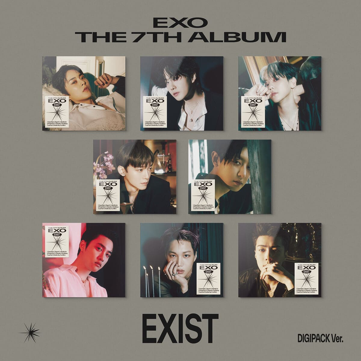 EXO - 7TH FULL ALBUM EXIST (DIGIPACK VER.)