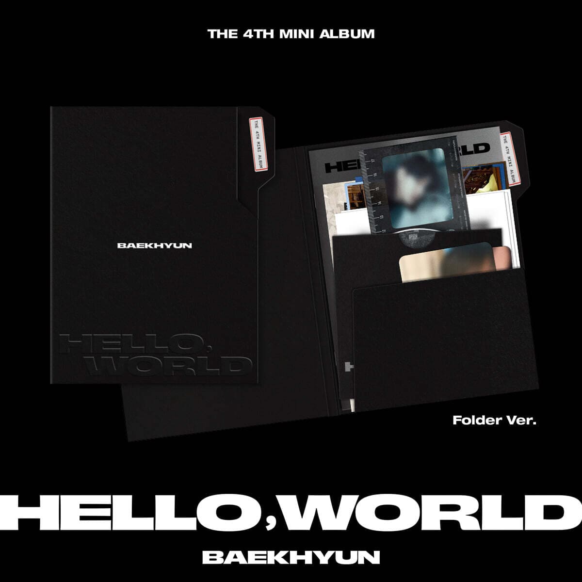 EXO BAEKHYUN - 4TH MINI ALBUM HELLO, WORLD (FOLDER VER.)