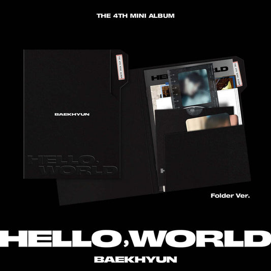 EXO BAEKHYUN - 4TH MINI ALBUM HELLO, WORLD (FOLDER VER.)