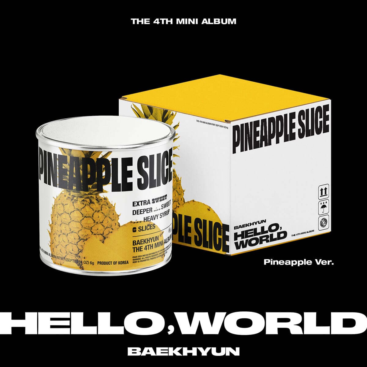 EXO BAEKHYUN - 4TH MINI ALBUM HELLO, WORLD (PINEAPPLE VER.)