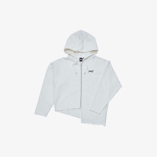 BTS - ARTIST MADE COLLECTION BY BTS OFFICIAL MERCH JUNGKOOK ARMYST ZIP-UP HOODY (WHITE)