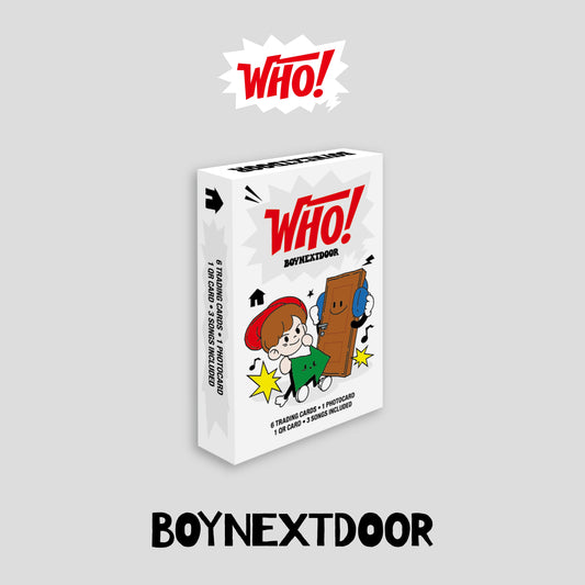 BOYNEXTDOOR - 1ST SINGLE ALBUM WHO! (WEVERSE ALBUMS VER.)