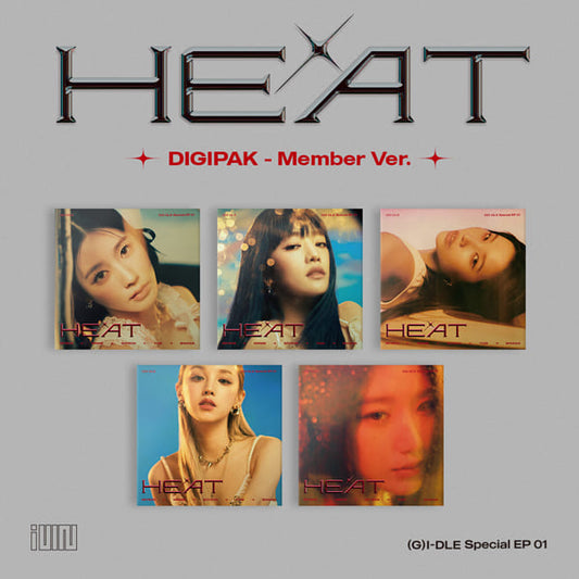 I-DLE - SPECIAL ALBUM HEAT DIGIPAK VER. (MEMBER VER.)
