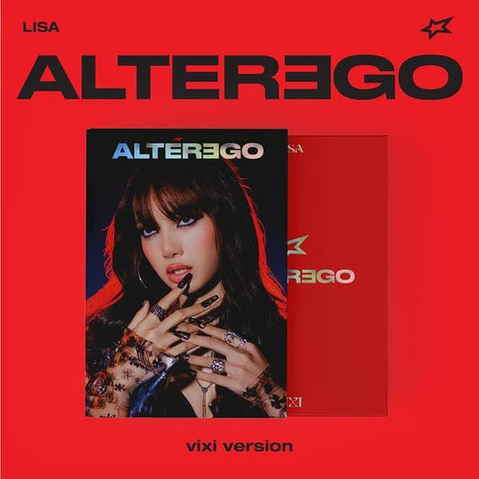 BLACKPINK LISA 1st Solo Album ALTER EGO Photobook version vixi version with photocards