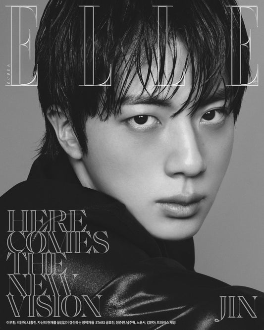 BTS JIN - ELLE KOREA MAGAZINE 2026 AUGUST ISSUE E TYPE (JIN COVER)
