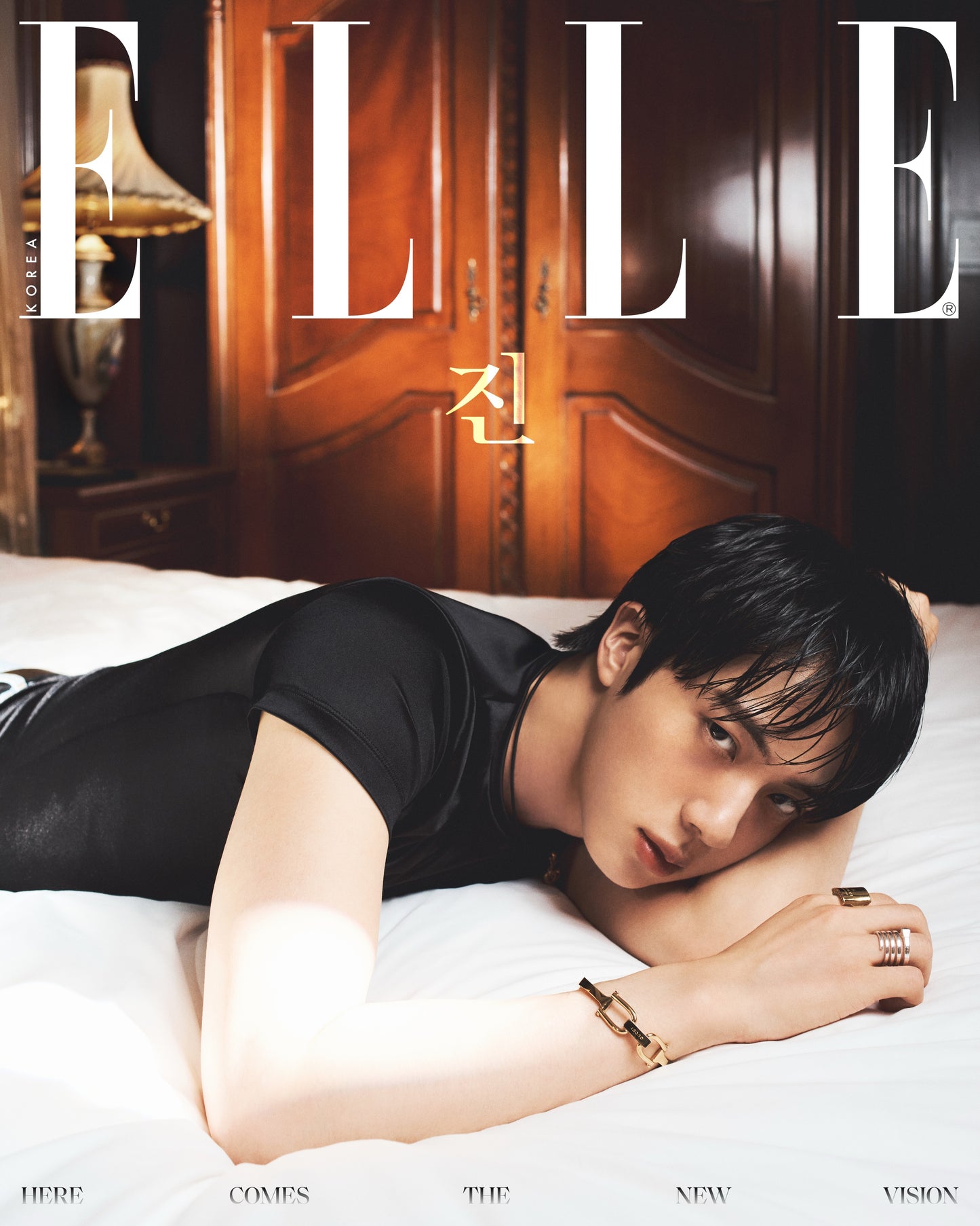 BTS JIN - ELLE KOREA MAGAZINE 2026 AUGUST ISSUE B TYPE (JIN COVER)