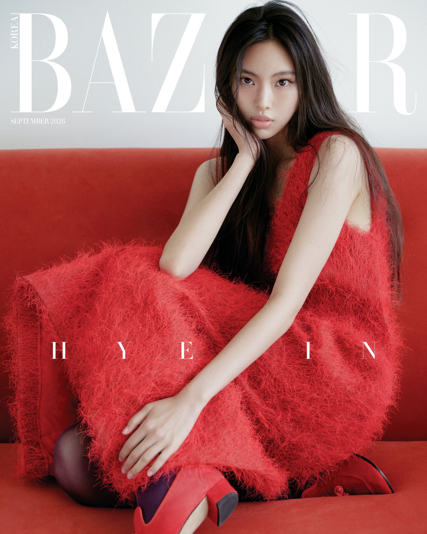 NEWJEANS HYEIN - HARPER'S BAZAAR KOREA MAGAZINE 2026 SEPTEMBER ISSUE A TYPE (HYEIN COVER)