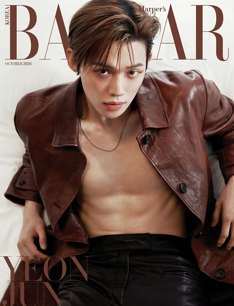 TXT YEONJUN - HAPER'S BAZAAR KOREA MAGAZINE 2026 OCTOBER ISSUE B TYPE (YEONJUN COVER)