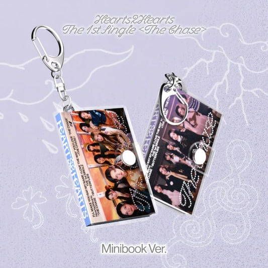 Hearts2Hearts - 1st Single Album THE CHASE MiniBook ver. (SMART ALBUM) with Mini photobook, Music NFC CD, Mini photocard.