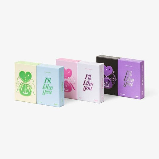 ILLIT 2nd Mini Album I'LL LIKE YOU (TO / WISH / BETWEEN VER.) with Photobook, Photocards, CD, Sticker, Poster, Instant photo.