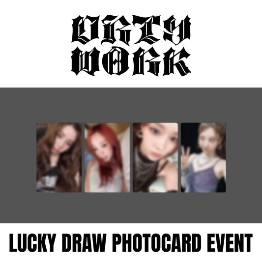 AESPA - DIRTY WORK DEAR MY MUSE LUCKY DRAW PHOTOCARD EVENT