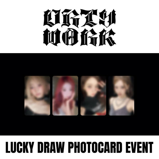 AESPA - DIRTY WORK KTOWN4U LUCKY DRAW PHOTOCARD EVENT
