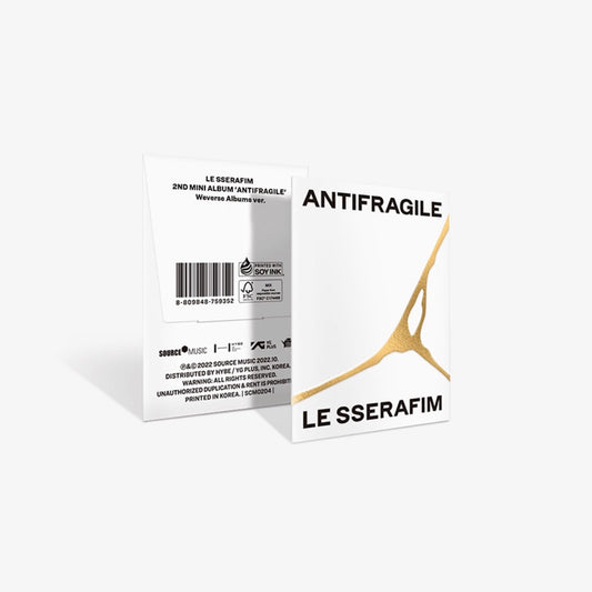 LE SSERAFIM - 2ND MINI ALBUM ANTIFRAGILE WEVERSE ALBUMS VER.